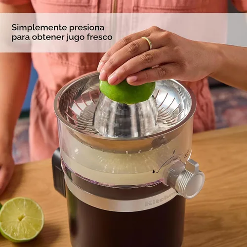 Vista 4 de KitchenAid Go Cordless Citrus Juicer - batería incluida, KCJR161BM
