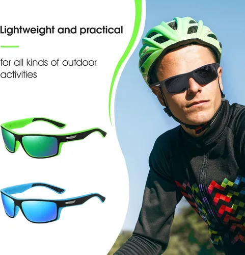 Vista 4 de Duduma Polarized Sports Sunglasses for Baseball Cycling Fishing Golf Men Women Sun Glasses Superlight FrameTr639