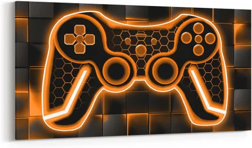 Vista 15 de Feelyou Lienzo decorativo para pared, control de juegos, oficina, pósteres para adultos, regalos de juegos, arte de pared para el baño, arte