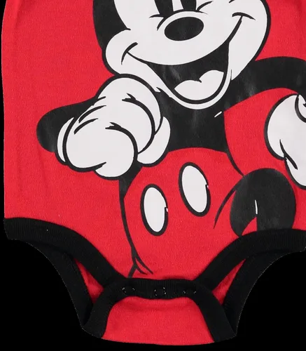 Vista 6 de Disney Conjunto de 4 piezas de Mickey Mouse traje de cuerpo con peto y pantalones