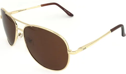 Vista 11 de J+S Military Style Polarized Aviator Sunglasses, for Men/Women Marco negro/ lente negro