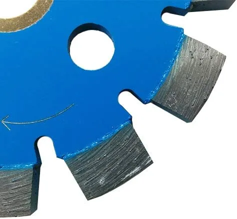 Vista 3 de Tuck Point Diamond Blade Wide UGullet para mortero hormigón mampostería (4")