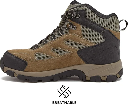 Vista 3 de HI-TEC Yosemite WP - Botas de senderismo impermeables para hombre, ligeras, transpirables, para exteriores, para senderismo