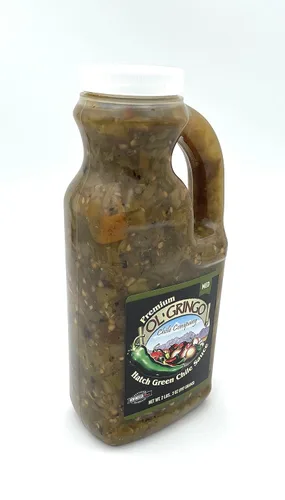 Vista 3 de Ol' Gringo Chile Company Premium Hatch Green Chile Sauce - Botella mediana de 35 onzas