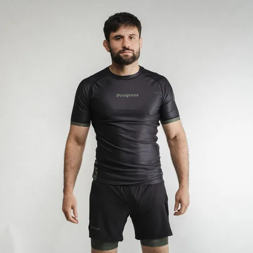 Vista 4 de Academy+ Shorts Pantalones cortos híbridos de grappling Shorts BJJ Pantalones cortos para hombre para Jiu Jitsu brasileño Pantalones cortos