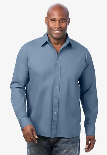Vista 4 de KingSize Camisa casual para hombre Big & Tall The No-Tuck