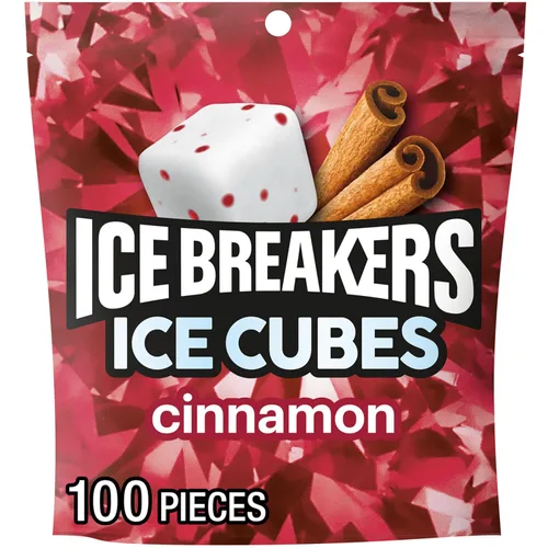 Vista 10 de ICE BREAKERS Ice Cubes - Botellas de goma de mascar sin azúcar Bubble Breeze y canela (6 unidades, 40 piezas)