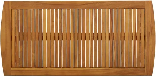 Vista 6 de vidaXL Mesa de centro 40.2"x19.7"x16.9" madera maciza de acacia