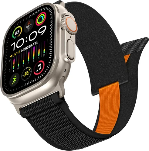 Vista 2 de Trail Loop - Correa de nailon compatible con Apple Watch