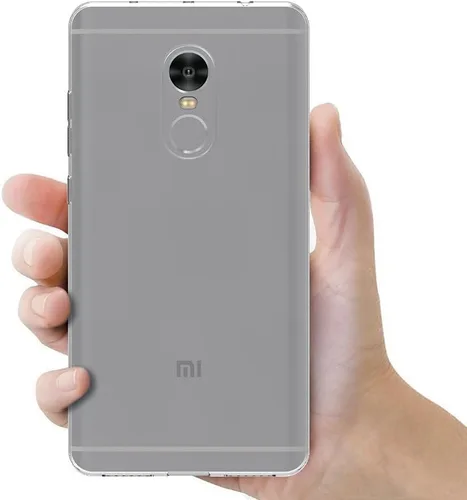 Vista 3 de MaiJin Funda para Xiaomi Redmi Note 4 / Redmi Note 4X (5.5 pulgadas) Suave TPU Goma Gel Parachoques Transparente Cubierta Trasera