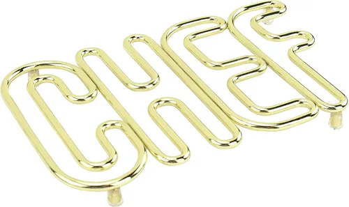 Vista 11 de Salvamanteles Spectrum Diversified Eat, Protector Pequeño de Mesa de Comedor de Acero Resistente al Calor, Almohadilla Térmica de Metal Resistente