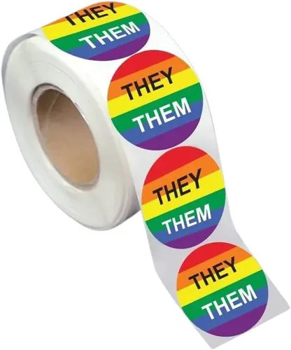 Vista 21 de Pegatinas de bandera bisexual para el mes del orgullo - Venta al por mayor Bi-Pride en un rollo (2 rollos - 500 calcomanías)