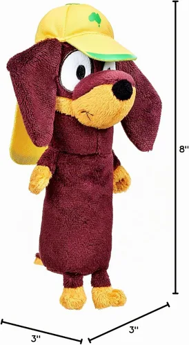 Vista 2 de Bluey Friends - Snickers - Juguete de peluche individual de 8 pulgadas, con licencia genuina