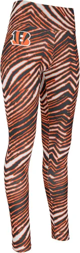 Vista 105 de Zubaz NFL Mallas para mujer de longitud completa de cintura alta básica 1.0