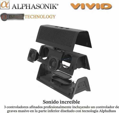 Vista 4 de JBL Charge altavoz portable inalámbrico con Bluetooth gris