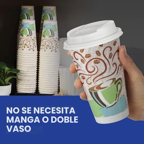 Vista 5 de Tazas calientes, diseño de Coffee Dreams, 1000/cartón de Dixie , café, (Coffee Design), 1000