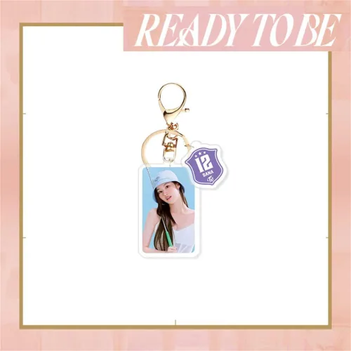 Vista 2 de Llavero Kpop TWICE READY TO BE Album Llavero Acrílico Colgante Accesorios Colección Regalo Jeongyeon MOMO Sana Jihyo Mina