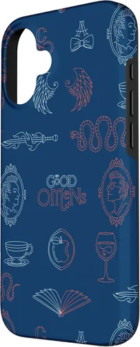 Vista 2 de iPhone 16 Good Omens - Funda Símbolos