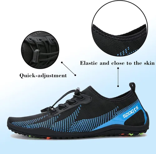 Vista 4 de Chaoslook Zapatos de agua para hombres y mujeres, deportes de secado rápido, zapatos acuáticos para natación, playa, descalzos, para senderismo