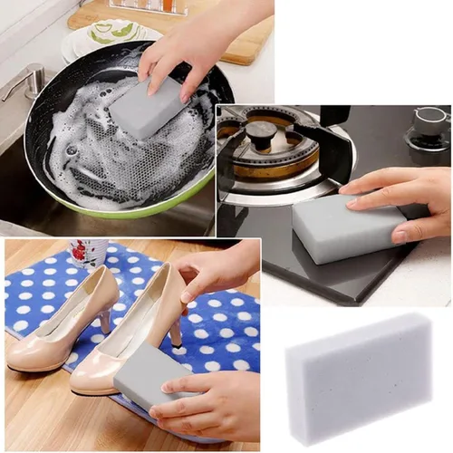 Vista 6 de 20/40/100 PCS Magic Comprimido Esponja Borrador Limpiador Herramienta Accesorio de Cocina Esponja de Melamina Esponja Plato Cepillo de Limpieza