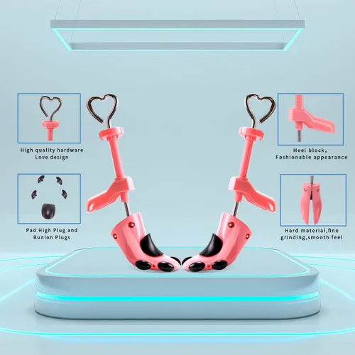 Vista 2 de Parts3A Camilla de zapatos para hombres y mujeres, par de estiradores de zapatos ajustables de 4 vías para estirar la longitud del ancho