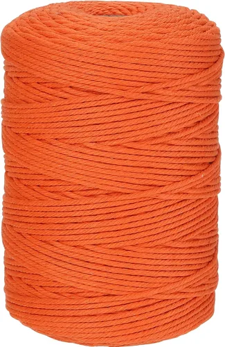 Vista 7 de Cuerda de macramé de algodón de 2 mm, 220 yardas, suministros naturales de macramé de color, cuerda de algodón suave para artesanía, para colgar