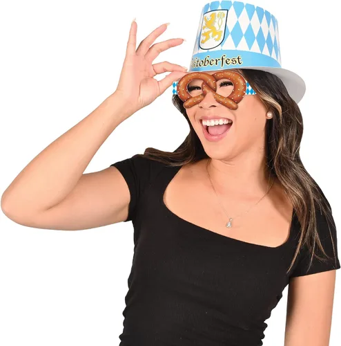 Vista 2 de Beistle Pretzel Eyeglasses Party Accessory (1 Count) (12pkg)