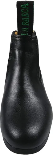 Vista 3 de La Barca Botin Charro 500 Tradicional Botines Cuero Color Negro