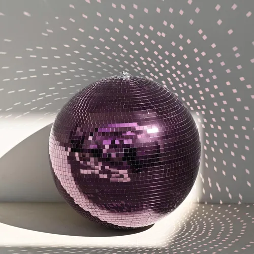 Vista 34 de Yescom Juego de 8 bolas de discoteca de 7/12/16/20/24 pulgadas, bolas de espejo surtidas, decoración de vidrio para colgar para fiestas de los años