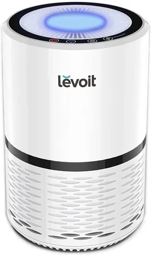 Vista 5 de LEVOIT Purificadores de aire para el hogar, habitación grande de hasta 1980 pies cuadrados en 1 hora con monitor de calidad del aire, blanco