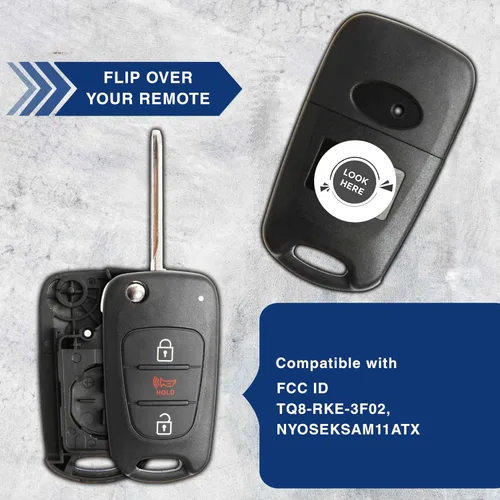 Vista 6 de KeylessOption Carcasa exterior para Kia
