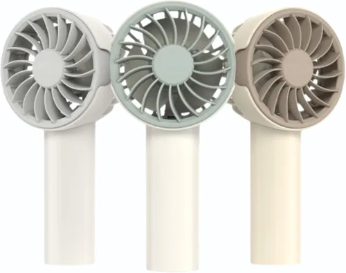 Vista 6 de MOVEX Mini ventilador de mano portátil recargable, 3 velocidades de refrigeración personal USB, ventilador de viaje ligero de bolsillo para verano
