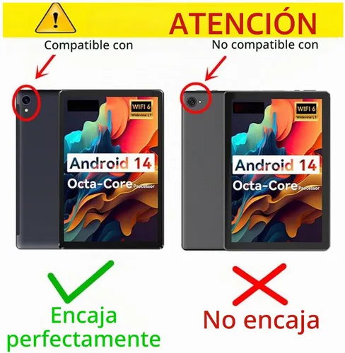 Vista 2 de Protector de pantalla para tableta URAO C107 de 10.1 2024, película de vidrio templado, compatible con MUISOO MUIC107 de vidrio templado de 10.1