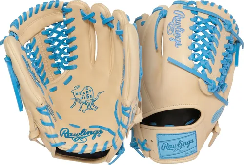 Vista 41 de Guantes de béisbol Heart of the Hide 2026 Top Grade US Steerhide Negro/Menta Pro H Web