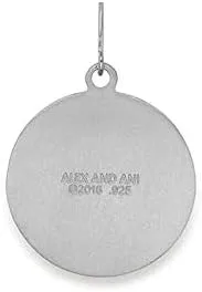 Vista 2 de Alex and Ani Divine Guides - Medalla milagrosa para mujer plata de ley