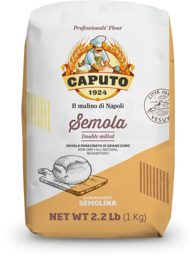 Vista 2 de Harina Molino Antimo Caputo '00' + Harina de sémola (4 bolsas)