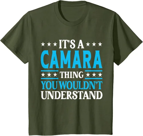 Vista 9 de It's A Camara Thing Surname Funny Family Last Name Camara T-Shirt