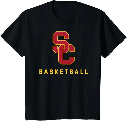 Vista 8 de Camiseta con licencia oficial de USC Trojans Basketball con logotipo icónico