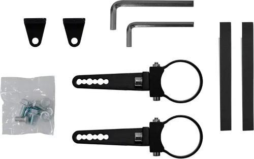 Vista 4 de SuperATV Espejo retrovisor de 3 paneles con abrazaderas de 1.75 pulgadas para Polaris General 2016+ Polaris General 4 2017+ Ancho: 20 pulgadas