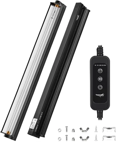 Vista 10 de Kit combinado de lámpara de reptil UVB T5 de 22 pulgadas