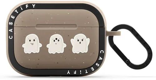 Vista 33 de CASETiFY Bounce Airpods Pro (1ª/2.ª generación) - Funda con anillo, negro Kingsnake - carbón mate
