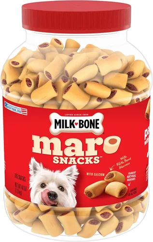 Vista 9 de Milk-Bone MaroSnacks Golosinas para perros pequeños con sabor a tocino con médula ósea, 40 onzas (paquete de 2) (el diseño del empaque puede variar)