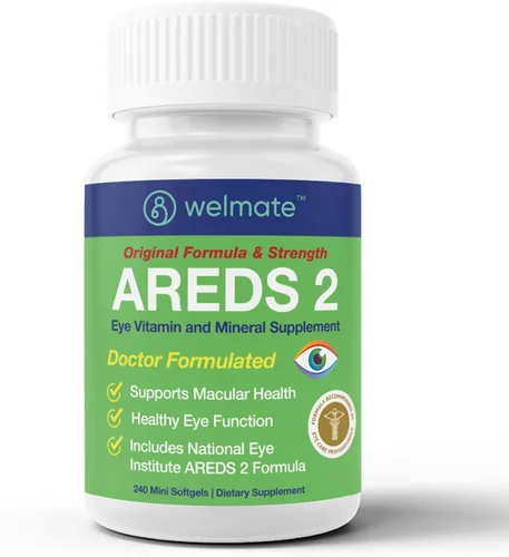 Vista 7 de WELMATE - AREDS 2 (60 porciones) - Suplemento vitamínico y mineral para los ojos - Vitamina C, zinc, luteína, zeaxantina - Salud macular - Formulado