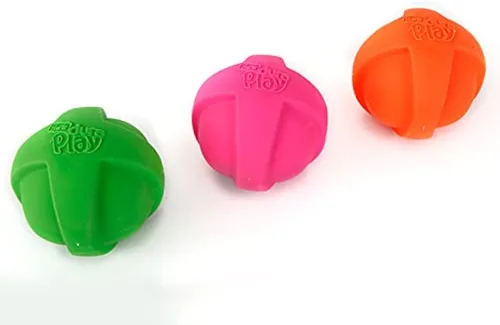 Vista 13 de Hartz DuraPlay - Juguetes perfumados para perros con aroma a tocino, tamaño pequeño (varios colores)
