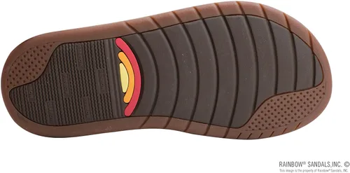 Vista 5 de Rainbow Sandals East Cape - Sandalia de goma moldeada para hombre, Arco iris