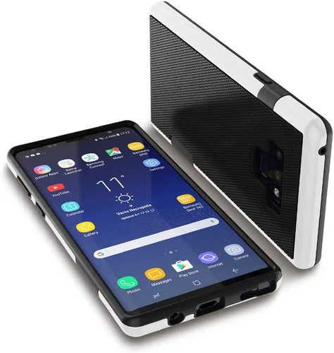 Vista 19 de Jeylly Funda para Galaxy S7, [3 colores] Slim Hybrid Impact Rugged Soft TPU Negro
