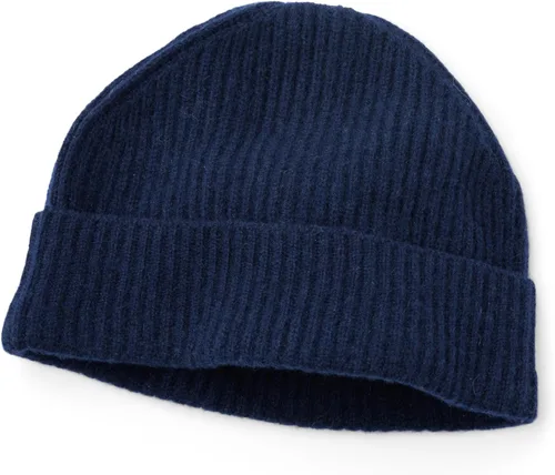 Vista 7 de Fishers Finery Sombrero con puños acanalados de cachemira 100% pura para hombre; ultra felpa