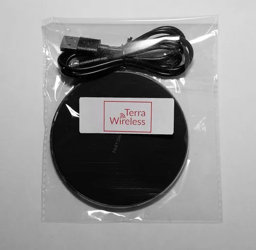 Vista 3 de Soporte de carga inalámbrica de carga rápida de 15 W, almohadilla de carga para teléfono celular, almohadilla de carga inalámbrica para teléfono