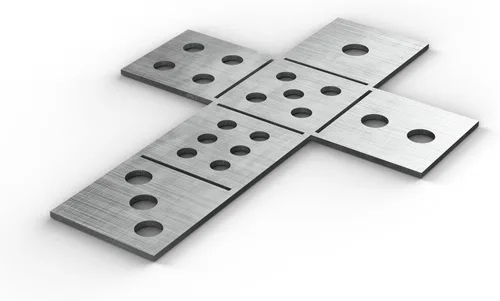 Vista 5 de Kit de práctica de soldadura de acero inoxidable, kit de cupones de soldadura de dados de cubo de 2 piezas para principiantes práctica