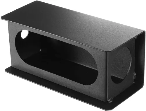 Vista 6 de Partsam Remolque de camión utilitario de acero negro resistente 6 "caja ovalada de guardia de luz trasera 2" luz lateral